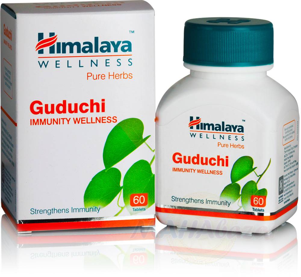 Гудучи, 60 таб, производитель Хималая; Guduchi, 60 tabs, Himalaya