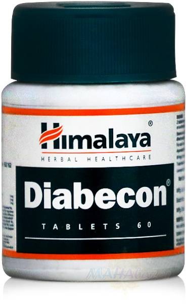 Диaбекон для лечения диабета, 60 таб, производитель Хималая; Diаbecon, 60 tabs, Himalaya