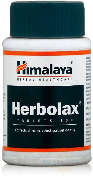 Херболакс, для очищения кишечника, 100 таб, производитель Хималая; Herbolax, 100 tabs, Himalaya
