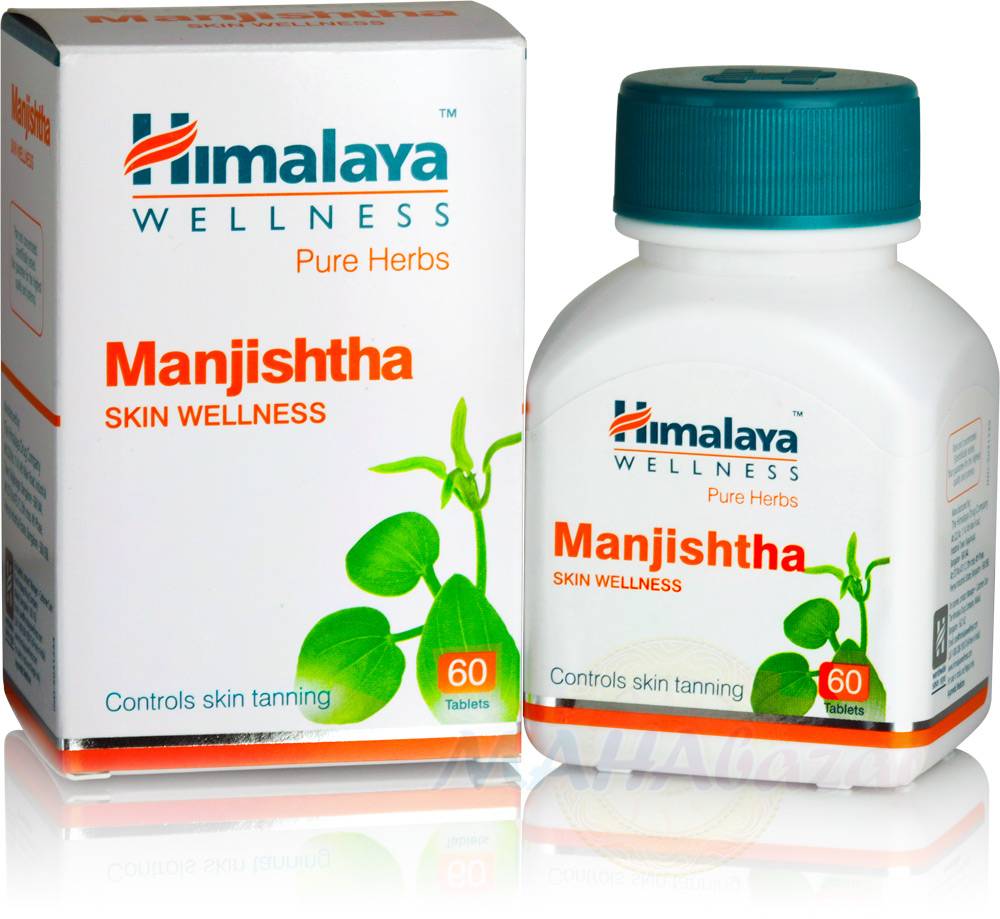 Манжиштха, очищение крови, 60 таб, производитель Хималая; Manjishtha, 60 tabs, Himalaya