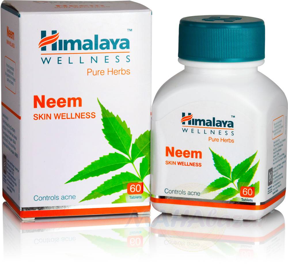 Ним, средство для очищения крови, 60 таб, производитель Хималая; Neem, 60 tabs, Himalaya