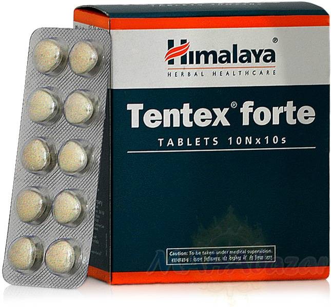 Тентекс Форте, мужское здоровье, 100 таб, производитель Хималая; Tentex Forte, 100 tabs, Himalaya