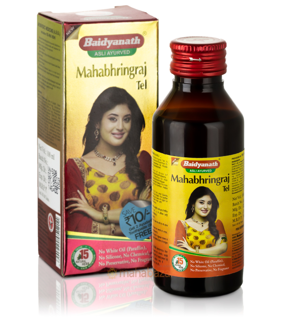 Buy Hair Oil Mahabhringraj, 100 ml, Baidyanath