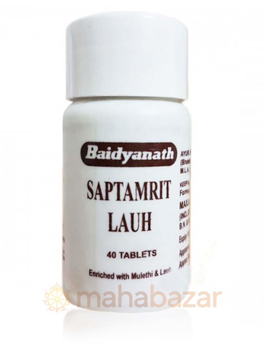 Comprar Saptamrit Lauh, 40 comps, Baidyanath