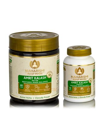 Buy Amrit Kalash, Ayurvedic Complex, 60 tabs + 600 g, Maharishi Ayurveda