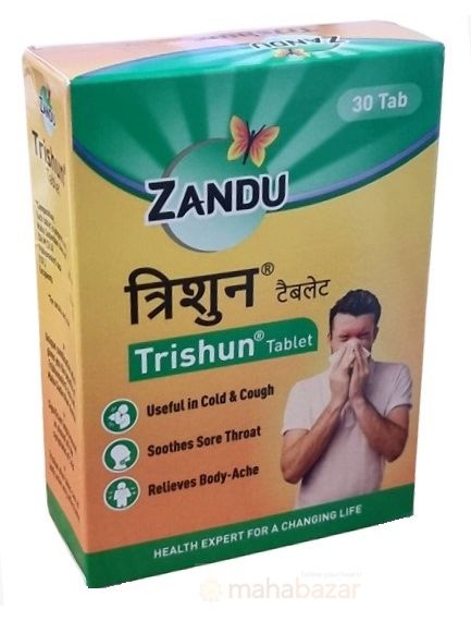Buy Trishun, Help With A Cold, 30 tabs, Zandu